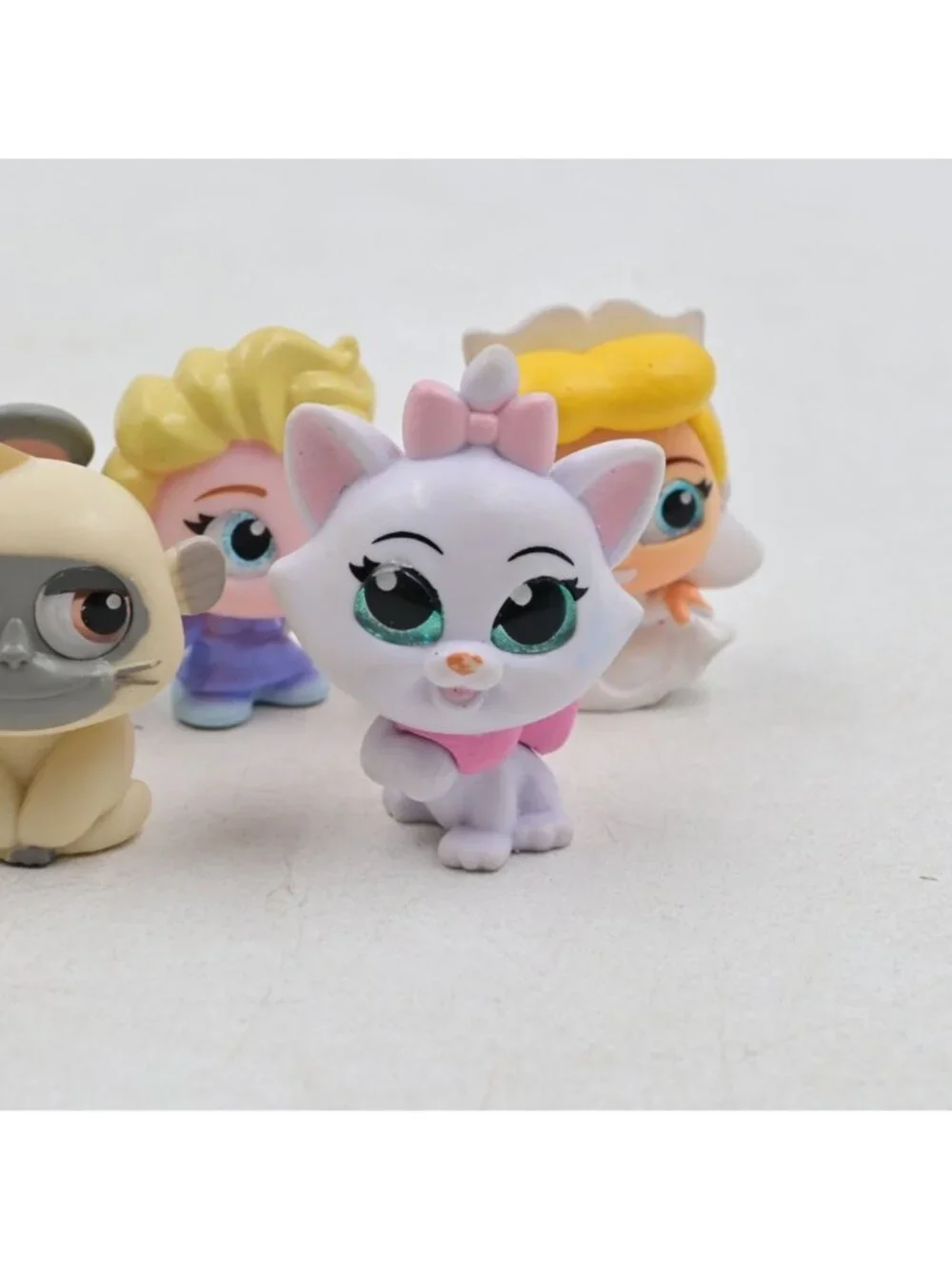 Disney Doorables Miniature Figure Lot of 6 Cinderella Marie Elephant Aristocats